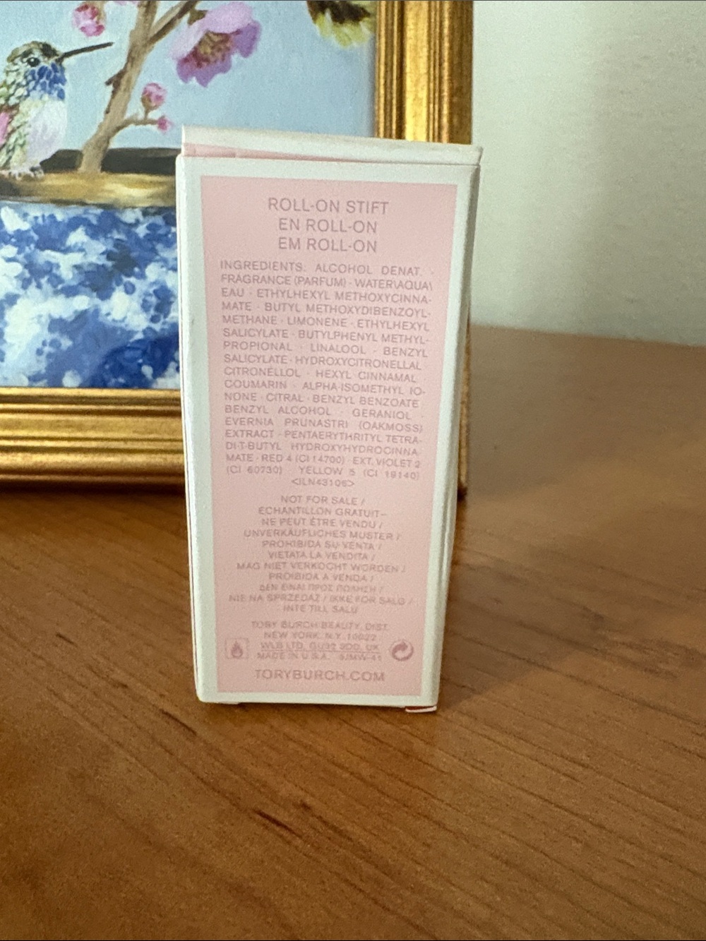 Tory Burch Mini Love Relentlessly Roll-On with Pink Heart Motif - Picture 3 of 6
